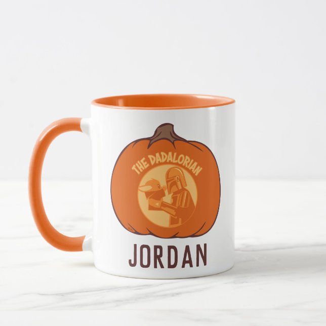 Star Wars | Dadalorian Jack-o-Lantern Mug (Left)