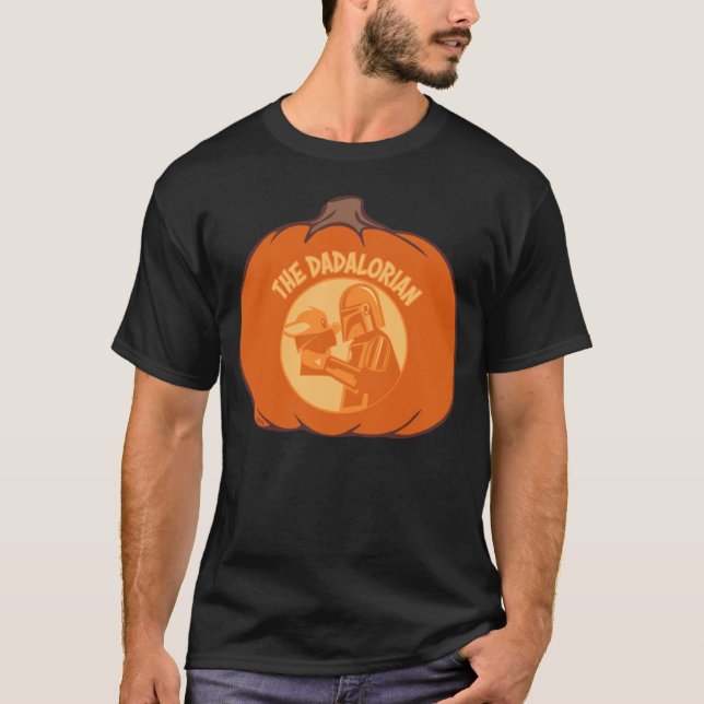 Star Wars | Dadalorian Jack-o-Lantern T-Shirt (Front)
