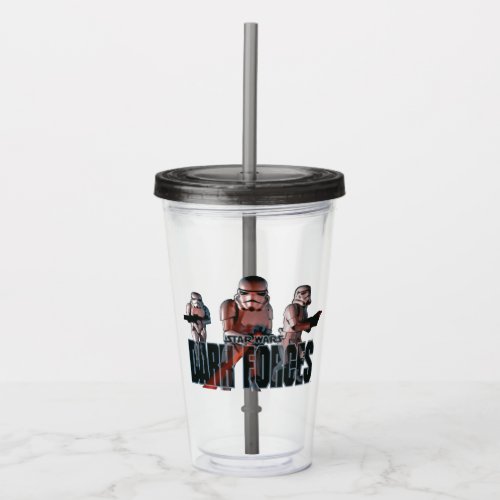 Star Wars Dark Forces Video Game Cover Acrylic Tumbler