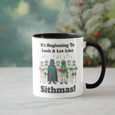 Star Wars Dark Side Carollers Mug