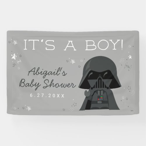 Star Wars  Darth Vader Baby Shower Banner