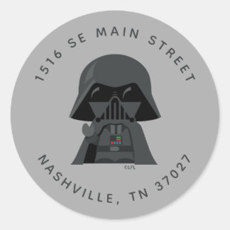 Star Wars | Darth Vader Baby Shower Classic Round Sticker