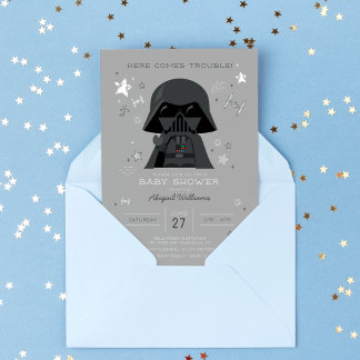 Star Wars | Darth Vader Baby Shower Invitation
