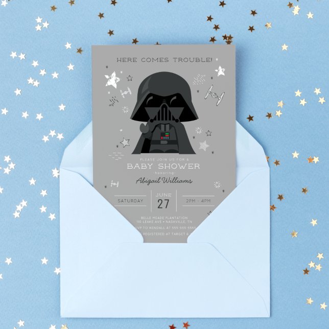 Star Wars | Darth Vader Baby Shower Invitation (Creator Uploaded)