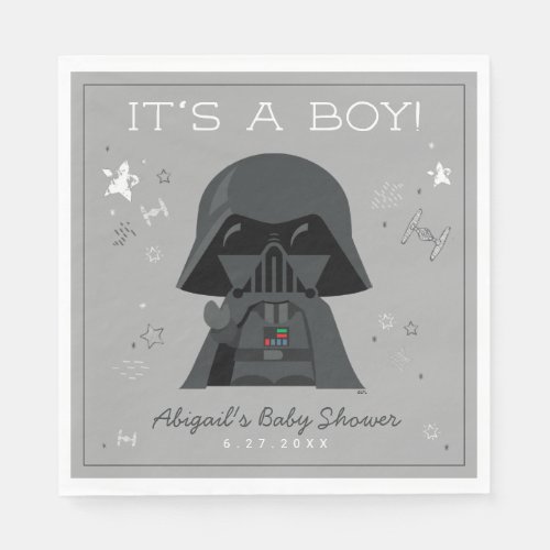 Star Wars  Darth Vader Baby Shower Napkins