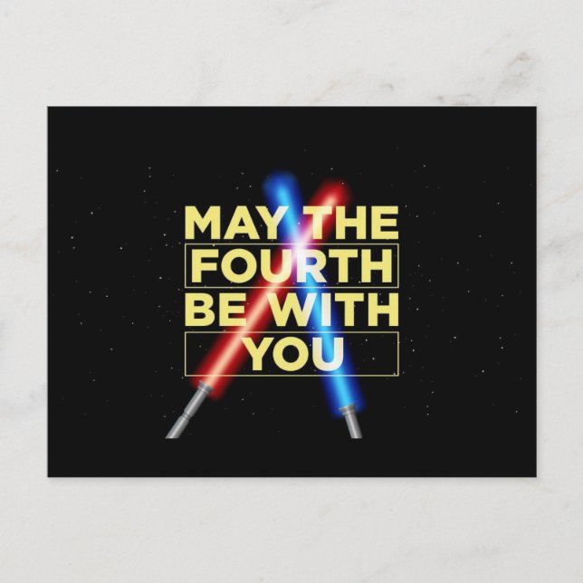 Star Wars Day Greeting Card (May Fourth) (Front)