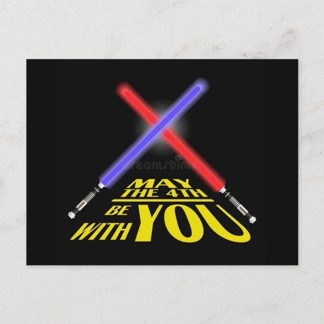 Star Wars Day Greeting Card (May Fourth) (Front)