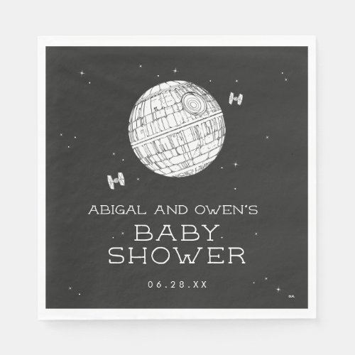 Star Wars  Death Star Baby Shower Napkins