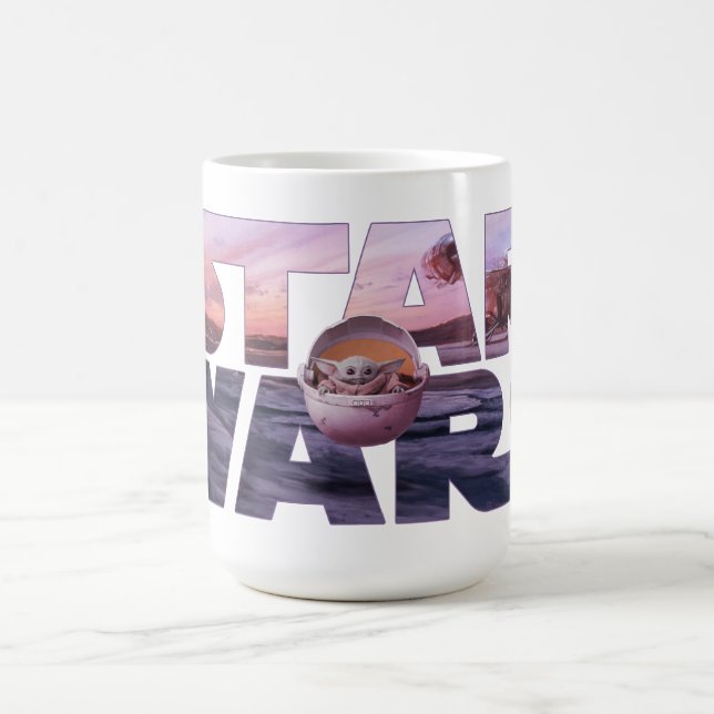 Star Wars Desert Title With The Child Coffee Mug (Center)