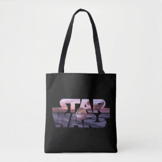 Star Wars Desert Title With The Child Tote Bag