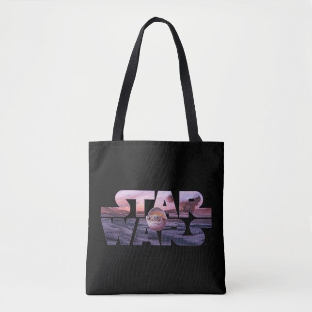 Star Wars Desert Title With The Child Tote Bag (Front)