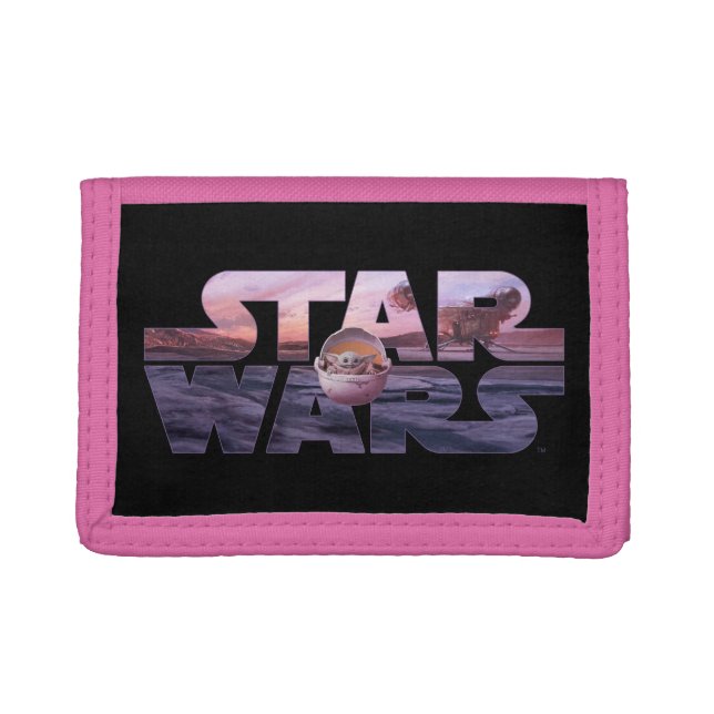 Star Wars Desert Title With The Child Trifold Wallet (Front)
