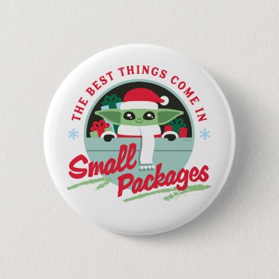 Star Wars Grogu Best Things Come In Small Packages Button
