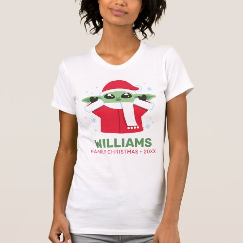 Star Wars  Grogu Family Christmas T_Shirt