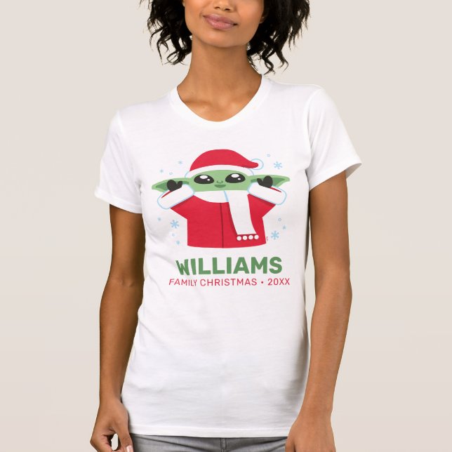 Star Wars | Grogu Family Christmas T-Shirt (Front)
