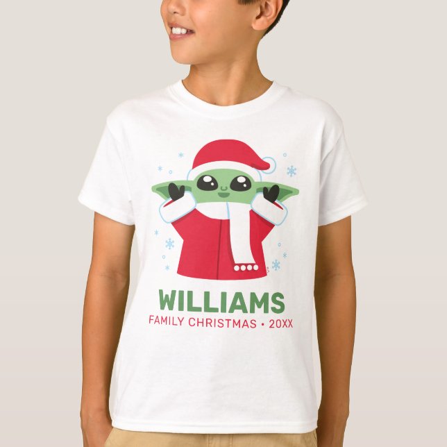 Star Wars | Grogu Family Christmas T-Shirt (Front)