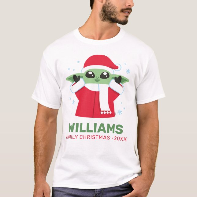 Star Wars | Grogu Family Christmas T-Shirt (Front)