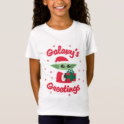 Star Wars Grogu Galaxys Greetings T_Shirt
