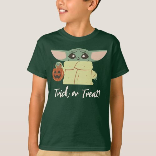 Star Wars Grogu Halloween Trick_or_Treating T_Shirt