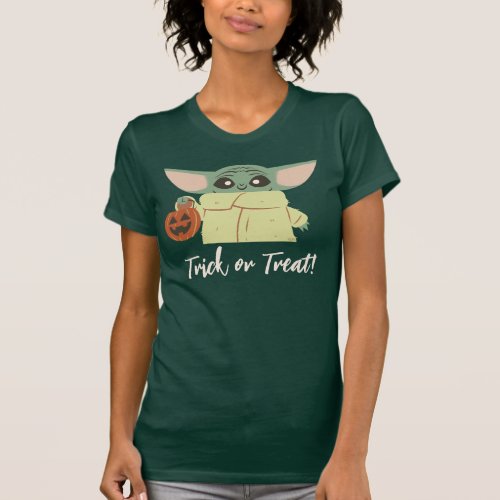 Star Wars Grogu Halloween Trick_or_Treating T_Shirt