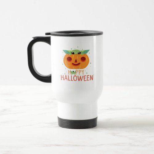 Star Wars  Grogu Jack_o_Lantern Hoppy Halloween Travel Mug