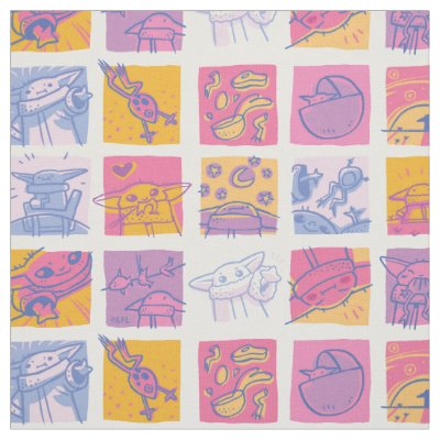 Star Wars | Grogu Moments Pattern Fabric