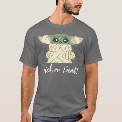 Star Wars Grogu Mummy Halloween Graphic T_Shirt