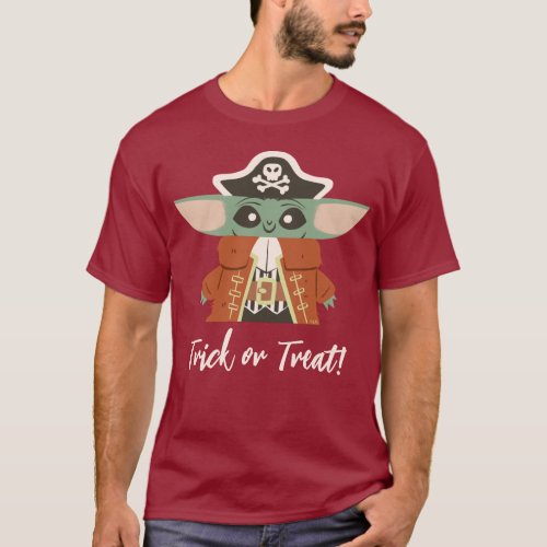 Star Wars Grogu Pirate Halloween Graphic T_Shirt