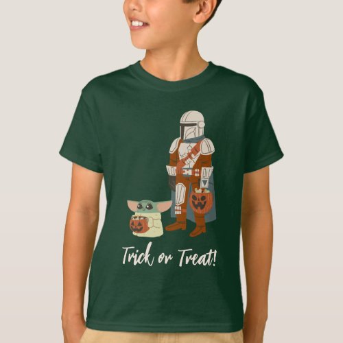 Star Wars Grogu  The Mandalorian Trick_or_Treat T_Shirt