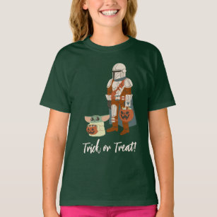 Star Wars Grogu & The Mandalorian Trick-or-Treat T-Shirt