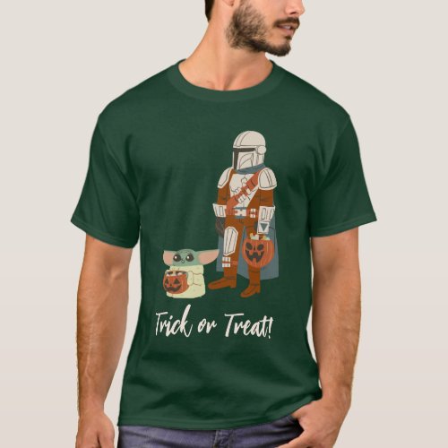 Star Wars Grogu  The Mandalorian Trick_or_Treat T_Shirt