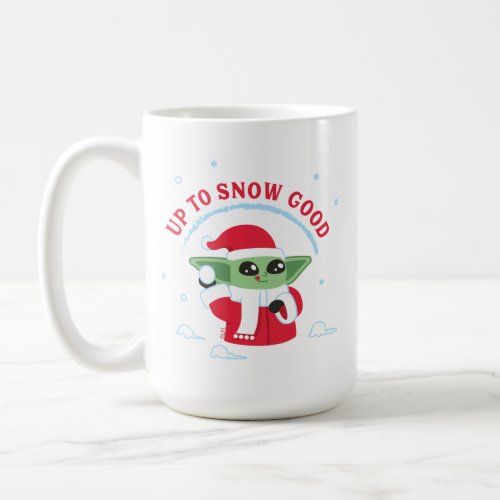 Star Wars Grogu Up To Snow Good Coffee Mug