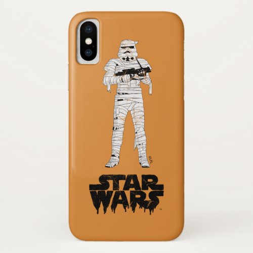 Star Wars  Halloween Mummy Trooper iPhone X Case