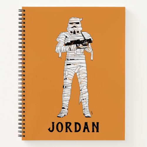 Star Wars  Halloween Mummy Trooper Notebook