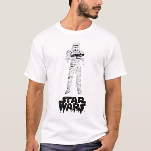 Star Wars  Halloween Mummy Trooper T_Shirt
