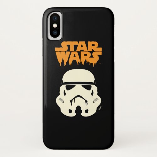 Star Wars  Halloween Trooper Mask iPhone X Case