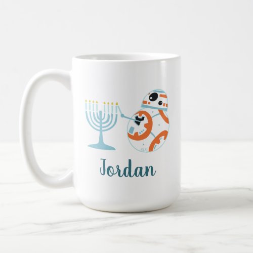 Star Wars Hanukkah BB_8 Lights Menorah Coffee Mug