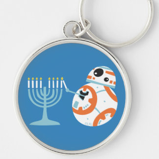 Star Wars Hanukkah BB-8 Lights Menorah Keychain