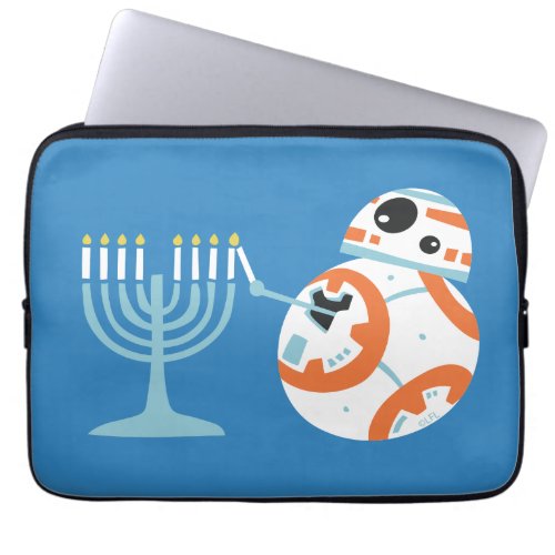 Star Wars Hanukkah BB_8 Lights Menorah Laptop Sleeve