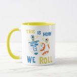 Star Wars Hanukkah R2-D2 & BB-8 Dreidels Mug<br><div class="desc">Check out this adorable Hanukkah graphic of dreidel R2-D2 and BB-8 spinning around with the phrase "This Is How We Roll"!</div>