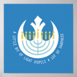 Star Wars Hanukkah Rebel Insignia Menorah Poster<br><div class="desc">Check out this Rebel Insignia and menorah with the quote: "A little bit of light dispels a lot of darkness".</div>