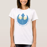 Star Wars Hanukkah Rebel Insignia Menorah T-Shirt<br><div class="desc">Check out this Rebel Insignia and menorah with the quote: "A little bit of light dispels a lot of darkness".</div>