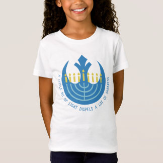 Star Wars Hanukkah Rebel Insignia Menorah T-Shirt