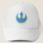 Star Wars Hanukkah Rebel Insignia Menorah Trucker Hat<br><div class="desc">Check out this Rebel Insignia and menorah with the quote: "A little bit of light dispels a lot of darkness".</div>