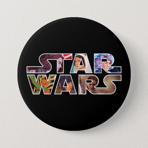 Star Wars Heroine Logo Button