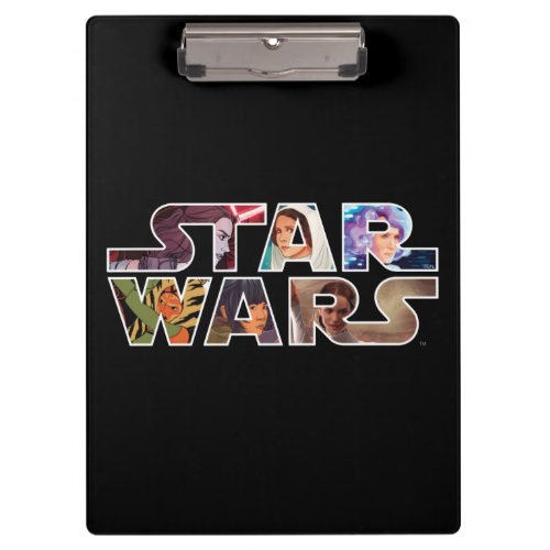Star Wars Heroine Logo Clipboard