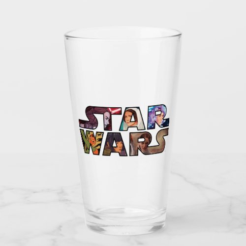 Star Wars Heroine Logo Glass