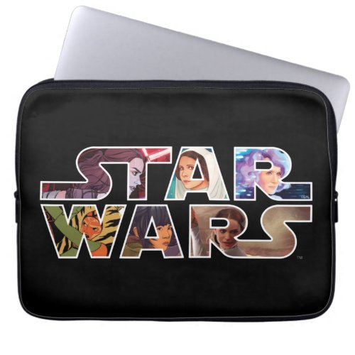 Star Wars Heroine Logo Laptop Sleeve