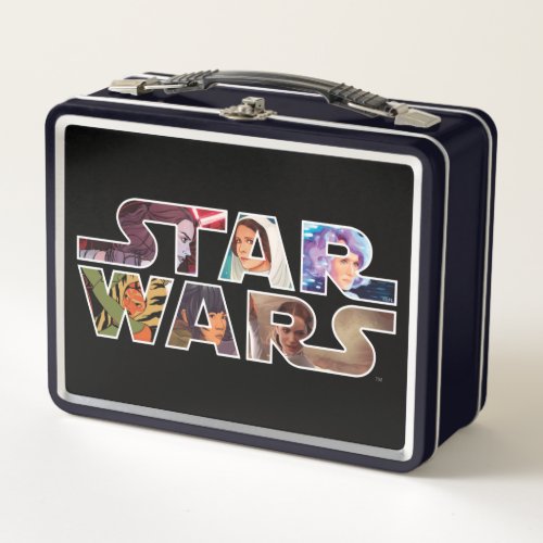 Star Wars Heroine Logo Metal Lunch Box