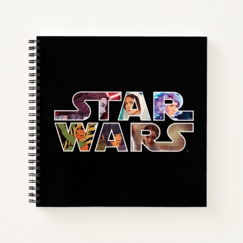 Star Wars Heroine Logo Notebook